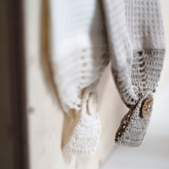 Linen Towel with Crocheted loop towels Linen Room Latvia