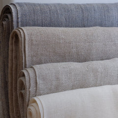 Classic Linen Curtain with multifunctional tape