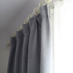 Linen Curtain Boucle