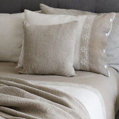 Linen Pillowcase with Lace - Linen Room Latvia
